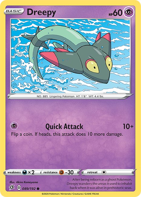 Dreepy [089/192] [Rebel Clash] Reverse Holofoil