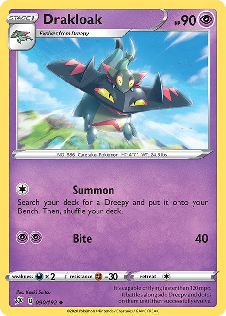 Drakloak [090/192] [Rebel Clash] Reverse Holofoil