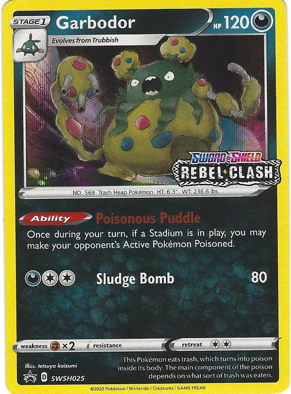 Garbodor (Sword & Shield Promo Cards Stamped) [SWSH025] [Sword & Shield Promo Cards] Holofoil