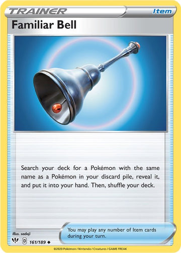 Familiar Bell [161/189] [Darkness Ablaze] Reverse Holofoil