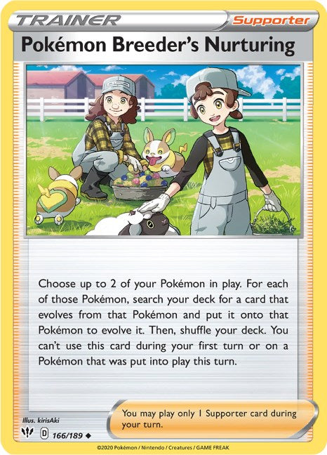 Pokemon Breeder's Nurturing [166/189] [Darkness Ablaze]