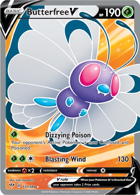 Butterfree V [177/189] [Darkness Ablaze] Holofoil