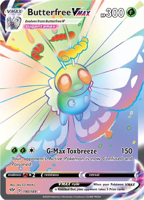 Butterfree VMAX [190/189] [Darkness Ablaze] Holofoil
