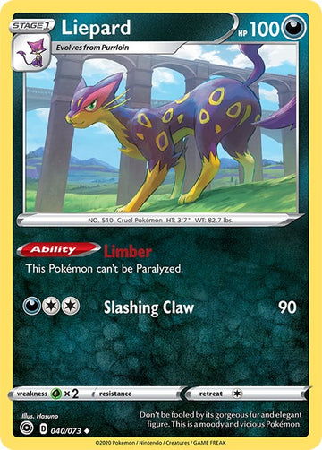 Liepard [40/73] [Champion's Path] Reverse Holofoil