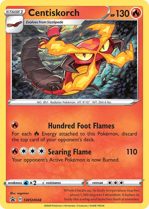 Centiskorch [SWSH048] [Sword & Shield Promo Cards] Holofoil