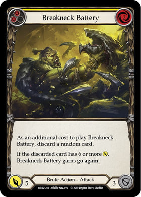 Breakneck Battery (Yellow) [WTR012] [Welcome to Rathe] Unlimited Edition Rainbow Foil