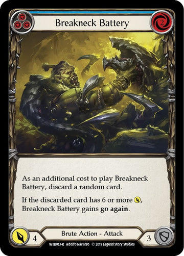 Breakneck Battery (Blue) [WTR013] [Welcome to Rathe] Unlimited Edition Rainbow Foil