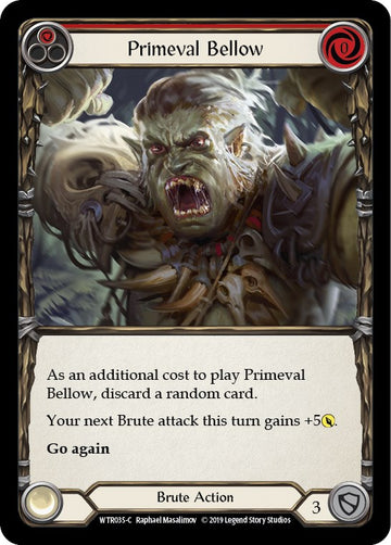 Primeval Bellow (Red) [WTR035] [Welcome to Rathe] Unlimited Edition Normal