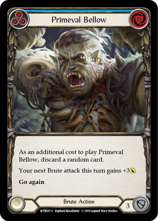Primeval Bellow (Blue) [WTR037] [Welcome to Rathe] Unlimited Edition Normal