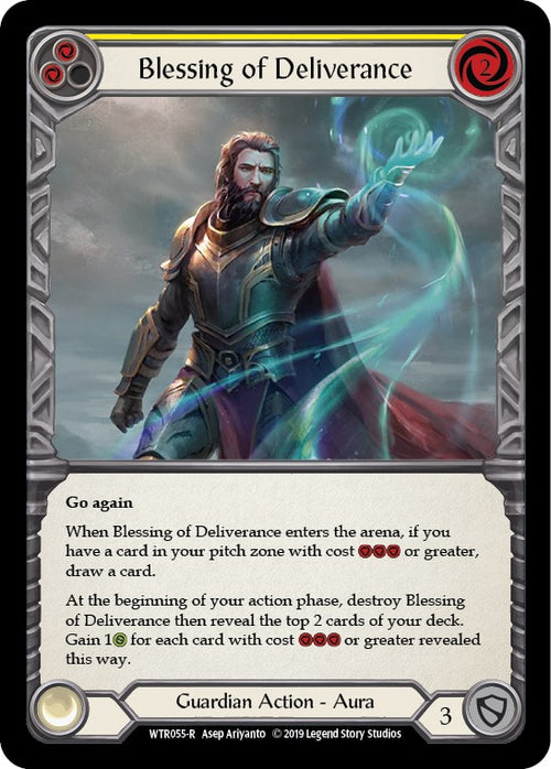 Blessing of Deliverance (Yellow) [WTR055] [Welcome to Rathe] Unlimited Edition Rainbow Foil