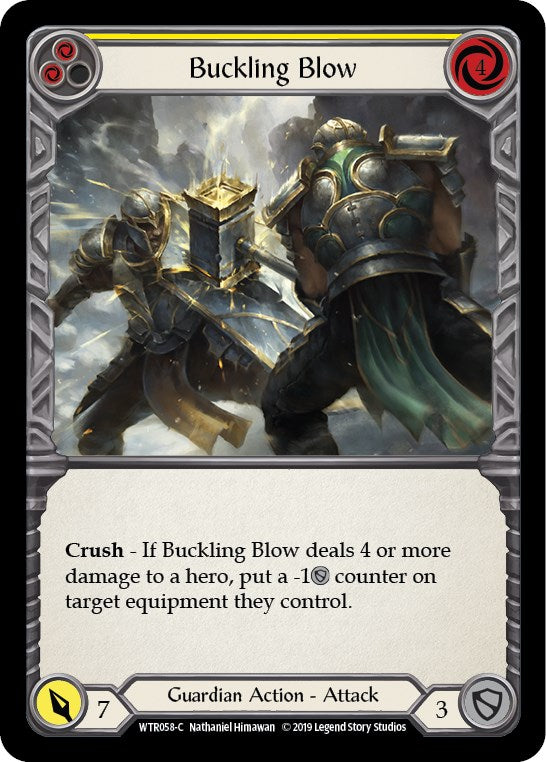 Buckling Blow (Yellow) [WTR058] [Welcome to Rathe] Unlimited Edition Rainbow Foil