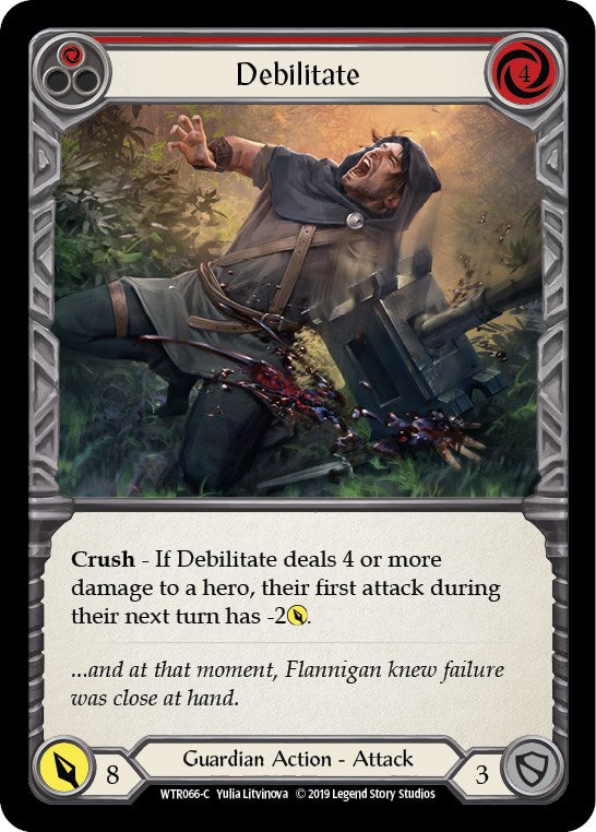 Debilitate (Red) [WTR066] [Welcome to Rathe] Unlimited Edition Rainbow Foil