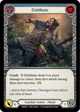 Debilitate (Blue) [WTR068] [Welcome to Rathe] Unlimited Edition Rainbow Foil