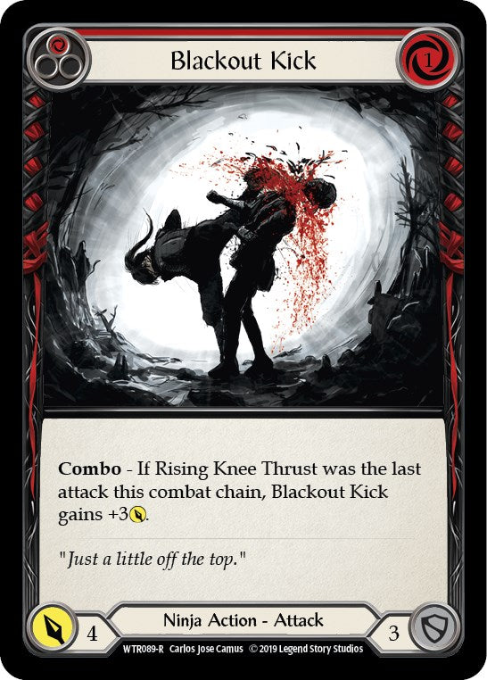 Blackout Kick (Red) [WTR089] [Welcome to Rathe] Unlimited Edition Normal