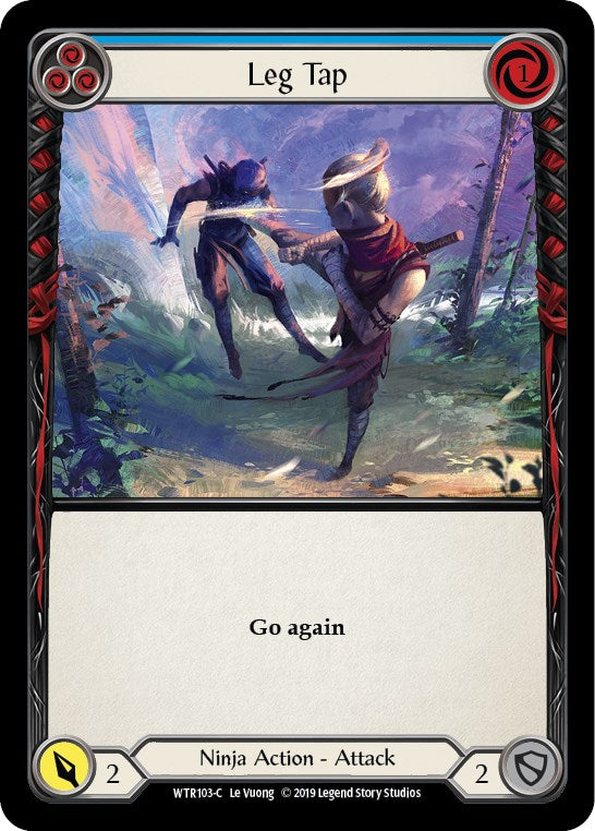 Leg Tap (Blue) [WTR103] [Welcome to Rathe] Unlimited Edition Rainbow Foil