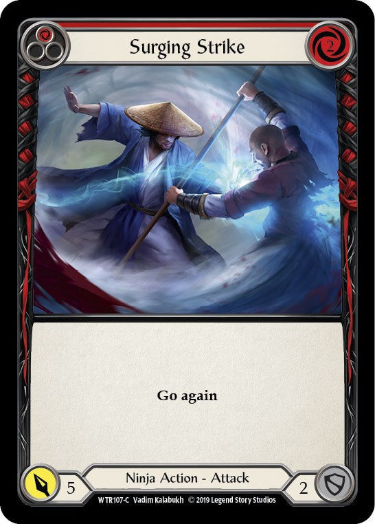 Surging Strike (Red) [WTR107] [Welcome to Rathe] Unlimited Edition Normal