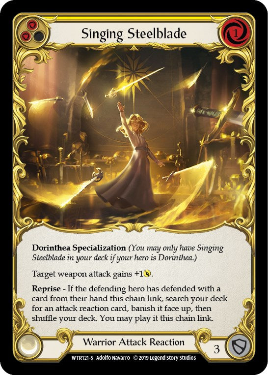 Singing Steelblade [WTR121] [Welcome to Rathe] Unlimited Edition Rainbow Foil