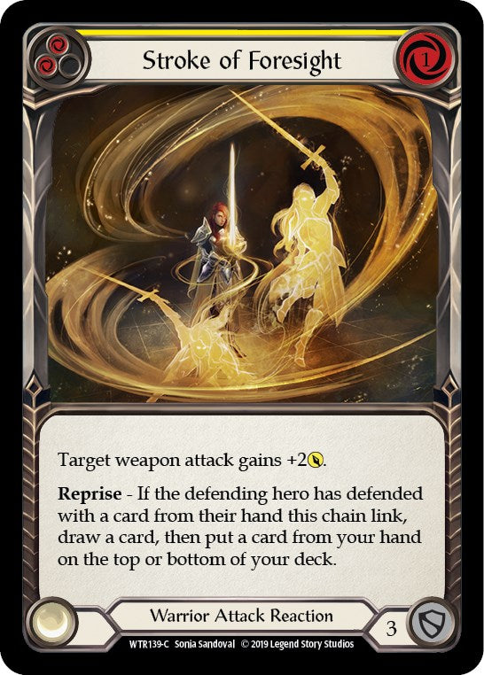 Stroke of Foresight (Yellow) [WTR139] [Welcome to Rathe] Unlimited Edition Normal