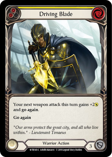 Driving Blade (Yellow) [WTR145] [Welcome to Rathe] Unlimited Edition Normal