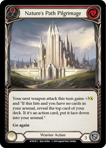 Nature's Path Pilgrimage (Red) [WTR147] [Welcome to Rathe] Unlimited Edition Rainbow Foil