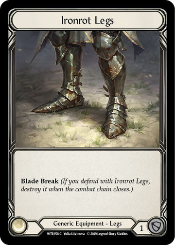 Ironrot Legs [WTR158] [Welcome to Rathe] 1st Edition Normal