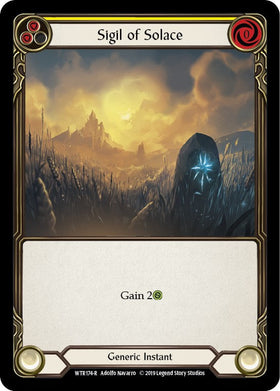 Sigil of Solace (Yellow) [WTR174] [Welcome to Rathe] Unlimited Edition Rainbow Foil