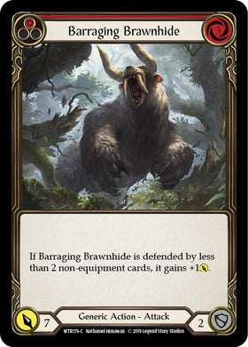Barraging Brawnhide (Red) [WTR176] [Welcome to Rathe] Unlimited Edition Normal