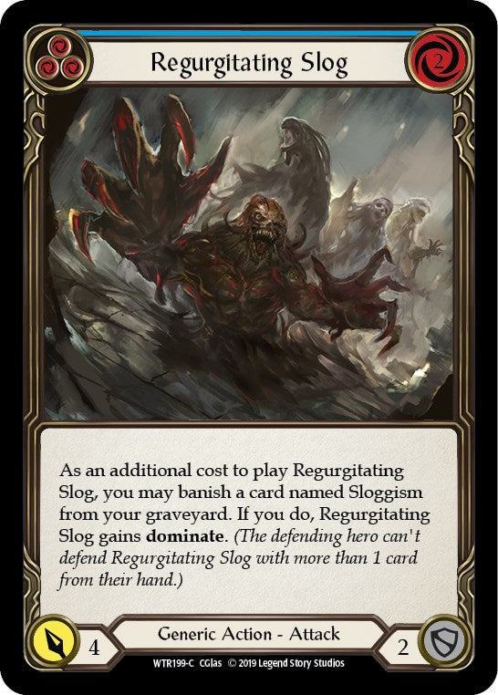 Regurgitating Slog (Blue) [WTR199] [Welcome to Rathe] Unlimited Edition Rainbow Foil