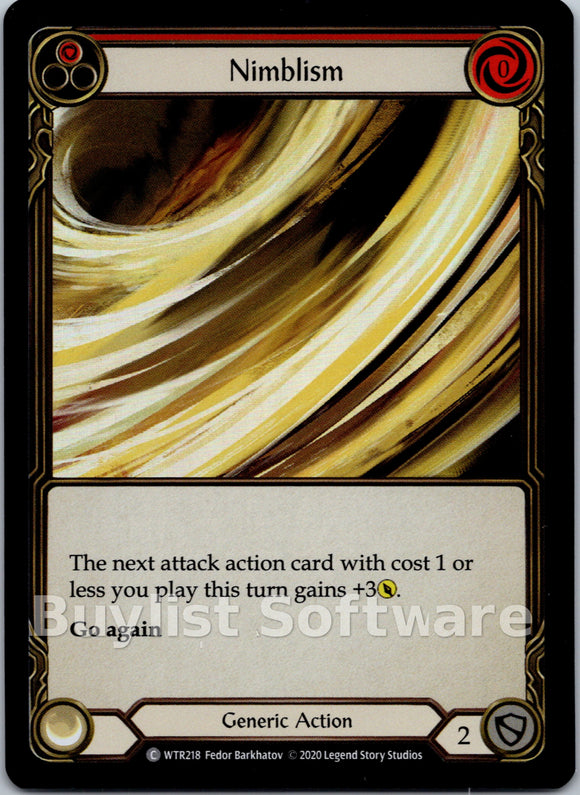 Nimblism (Red) [WTR218] [Welcome to Rathe] Unlimited Edition Rainbow Foil
