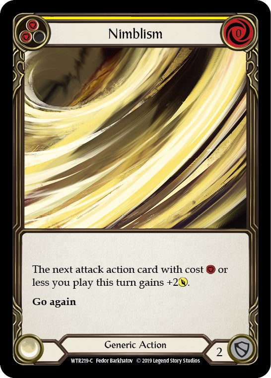 Nimblism (Yellow) [WTR219] [Welcome to Rathe] Unlimited Edition Rainbow Foil