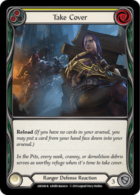 Take Cover (Yellow) [ARC049] [Arcane Rising] 1st Edition Normal