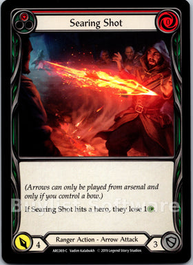 Searing Shot (Red) [ARC069] [Arcane Rising] 1st Edition Normal