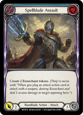 Spellblade Assault (Blue) [ARC087] [Arcane Rising] 1st Edition Normal