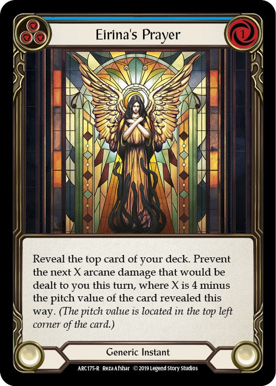 Eirina's Prayer (Blue) [ARC175] [Arcane Rising] 1st Edition Normal