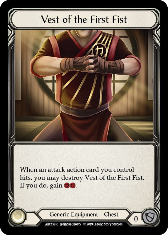 Vest of the First Fist [ARC152] [Arcane Rising] 1st Edition Normal