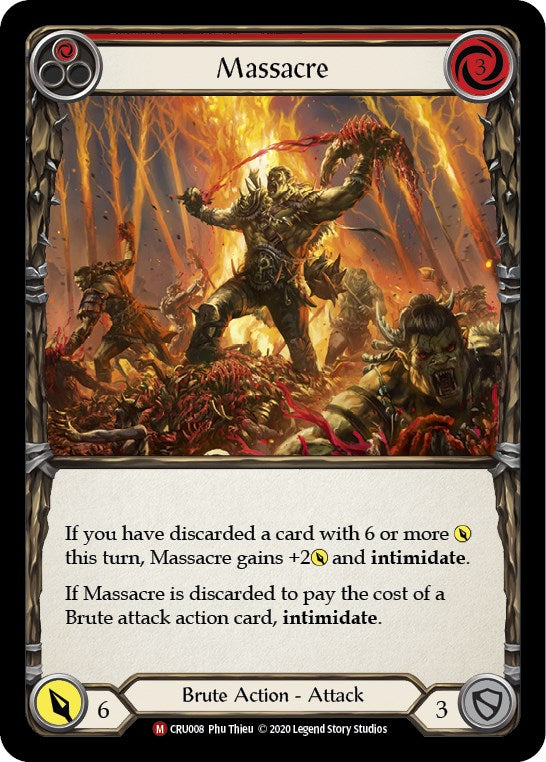 Massacre [CRU008] [Crucible of War] Unlimited Edition Rainbow Foil