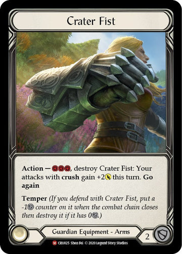 Crater Fist [CRU025] [Crucible of War] Unlimited Edition Rainbow Foil