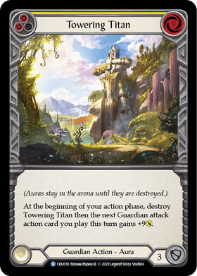 Towering Titan (Yellow) [CRU030] [Crucible of War] Unlimited Edition Normal