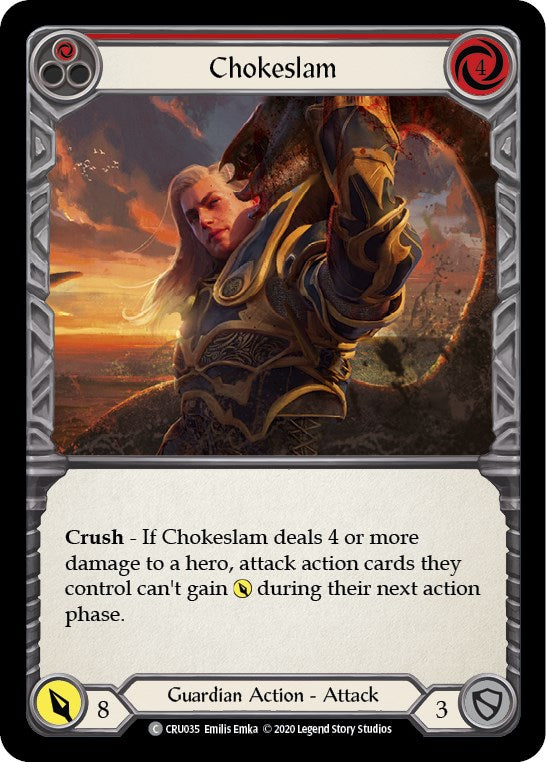 Chokeslam (Red) [CRU035] [Crucible of War] Unlimited Edition Normal