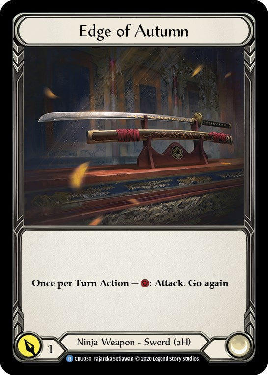 Edge of Autumn [CRU050] [Crucible of War] Unlimited Edition Rainbow Foil