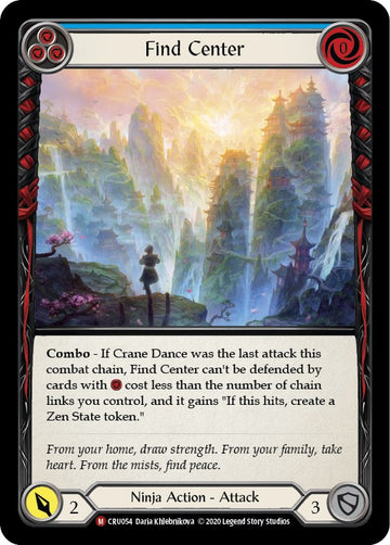 Find Center [CRU054] [Crucible of War] Unlimited Edition Normal