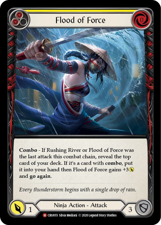 Flood of Force [CRU055] [Crucible of War] Unlimited Edition Rainbow Foil