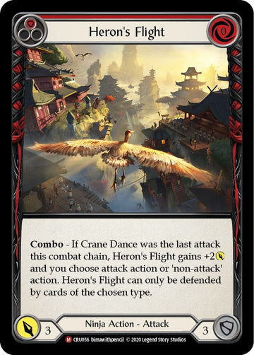 Heron's Flight [CRU056] [Crucible of War] Unlimited Edition Normal