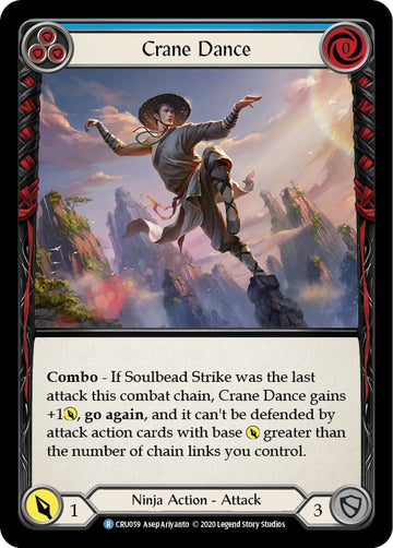 Crane Dance (Blue) [CRU059] [Crucible of War] Unlimited Edition Normal