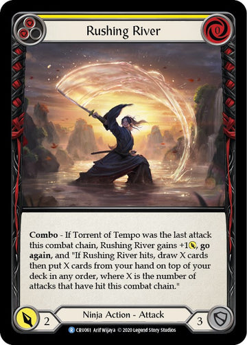 Rushing River (Yellow) [CRU061] [Crucible of War] Unlimited Edition Normal