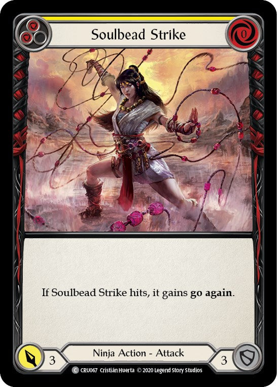Soulbead Strike (Yellow) [CRU067] [Crucible of War] Unlimited Edition Normal