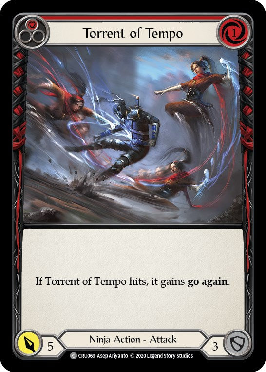 Torrent of Tempo (Red) [CRU069] [Crucible of War] Unlimited Edition Normal