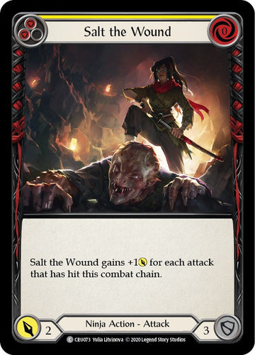 Salt the Wound [CRU073] [Crucible of War] Unlimited Edition Rainbow Foil