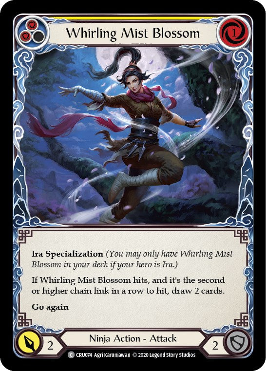 Whirling Mist Blossom [CRU074] [Crucible of War] 1st Edition Normal