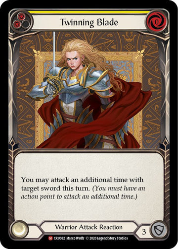 Twinning Blade [CRU082] [Crucible of War] Unlimited Edition Normal